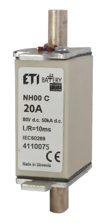 Vaizdas NH000 gBat 20A/80V DC