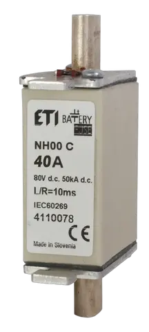 Vaizdas NH000 gBat 40A/80V DC