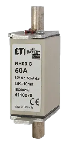 Vaizdas NH000 gBat 50A/80V DC