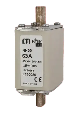 Vaizdas NH00 gBat 63A/80V DC