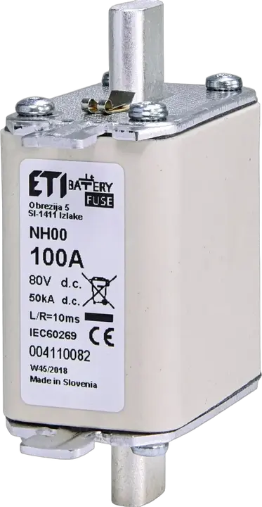 Vaizdas NH00 gBat 100A/80V DC