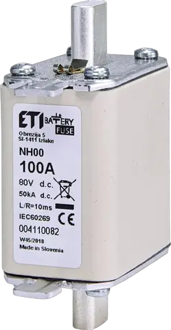 Vaizdas NH00 gBat 100A/80V DC
