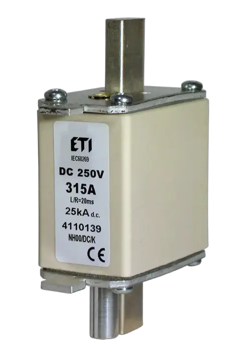 Vaizdas NH00 100A/250V DC
