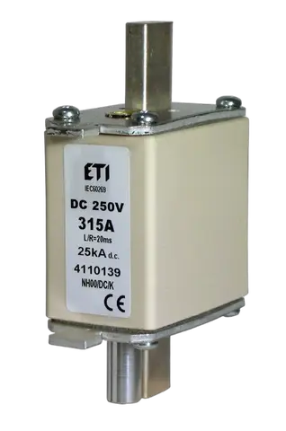 Vaizdas NH00 315A/250V DC