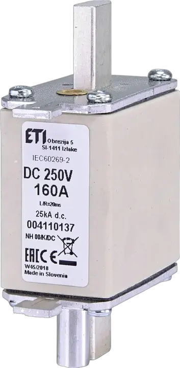 Vaizdas NH00/K 200A/250V DC