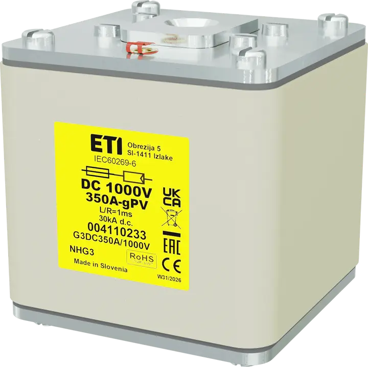Vaizdas NHG3 gPV 350A/1000V DC