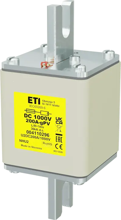 Vaizdas NHU2 gPV 200A/1000V DC