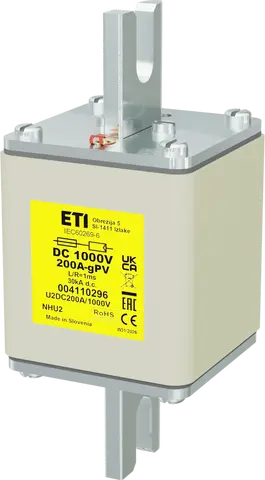 Vaizdas NHU2 gPV 200A/1000V DC