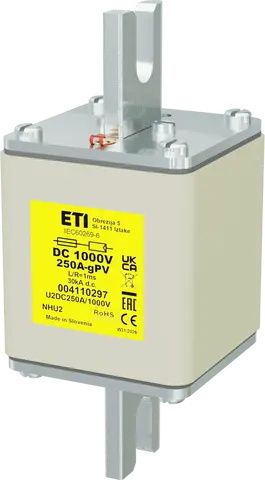 Vaizdas NHU2 gPV 250A/1000V DC
