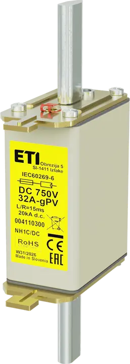 Vaizdas *NH1C gPV 32A/750V DC