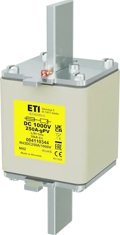 Vaizdas NH2 gPV 250A/1000V DC