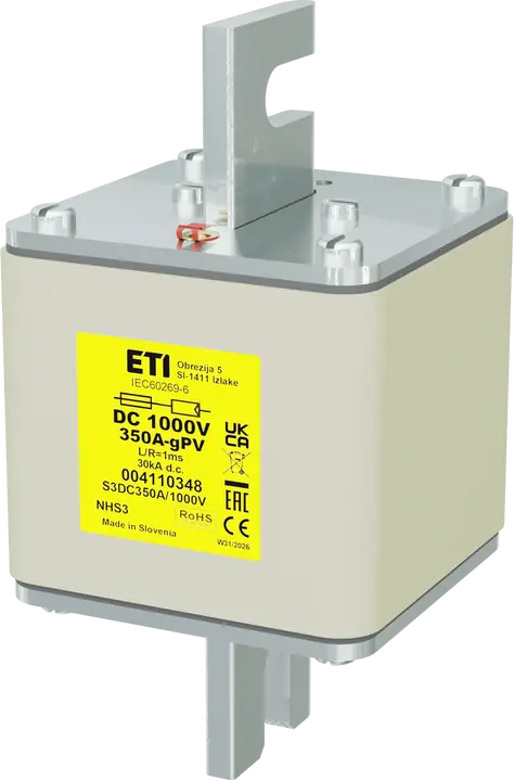 Vaizdas NHS3 gPV 350A/1000V DC