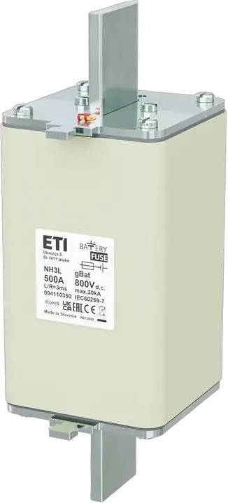 Vaizdas NH3L gBat 500A/800V DC