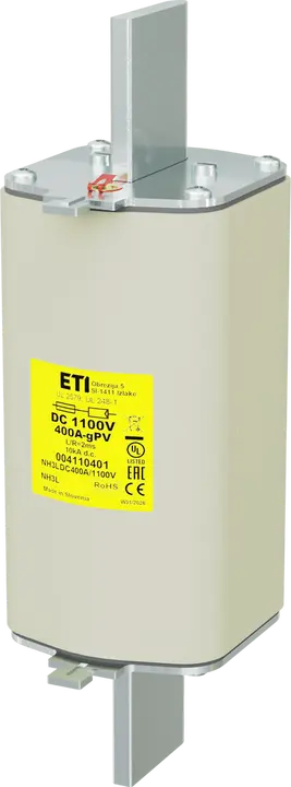 Vaizdas NH3L gPV 400A/1100V DC UL