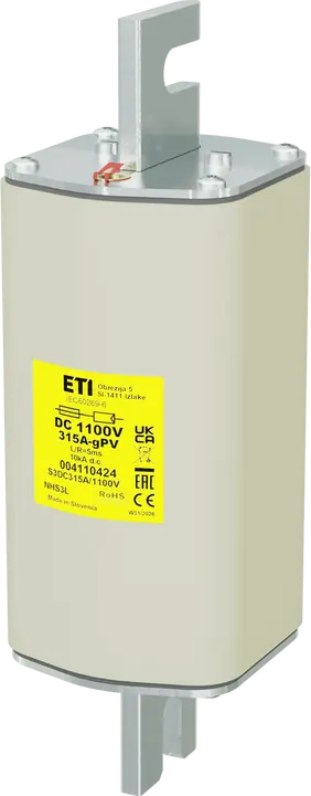 Vaizdas NHS3L gPV 315A/1100V DC
