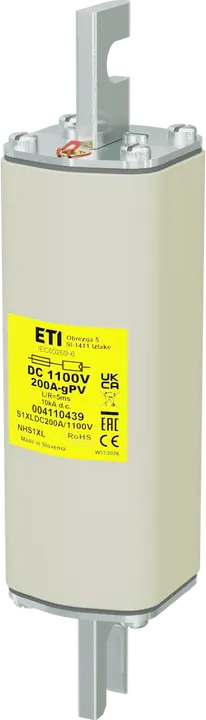 Vaizdas NHS1XL gPV 200A/1100V DC