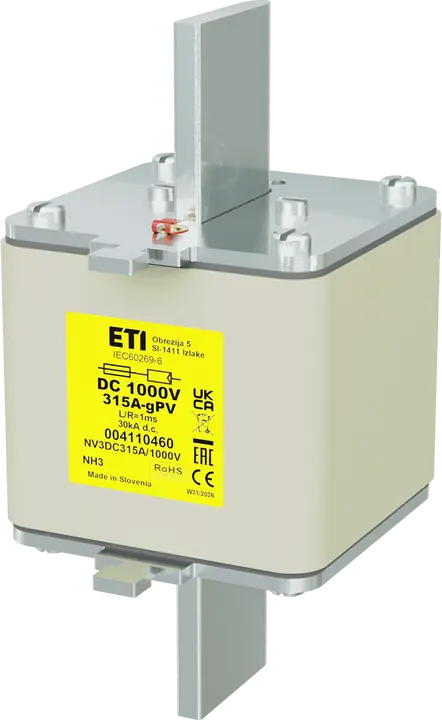 Vaizdas NH3 gPV 200A/1000V DC