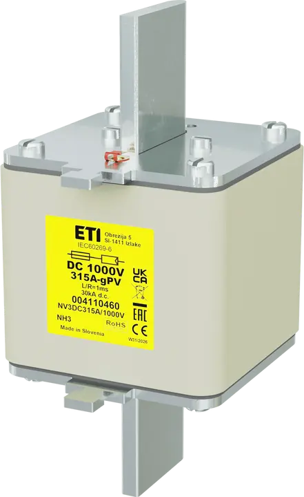Vaizdas NH3 gPV 350A/1000V DC