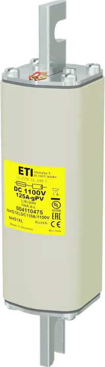 Vaizdas NHS1XL gPV 125A/1100V DC UL