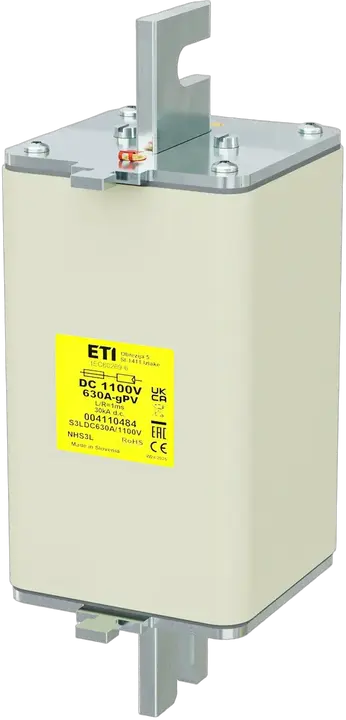 Vaizdas NHS3L gPV 630A/1100V DC