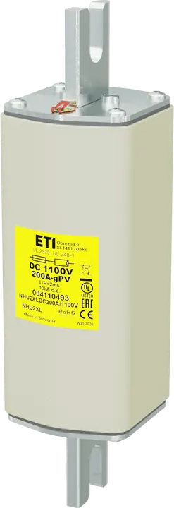 Vaizdas NHU2XL gPV 200A/1100V DC UL