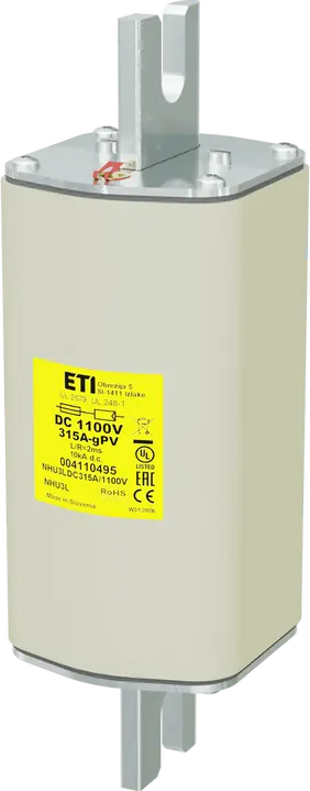 Vaizdas NHU3L gPV 315A/1100V DC UL