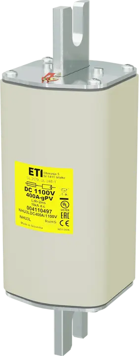 Vaizdas NHU3L gPV 400A/1100V DC UL