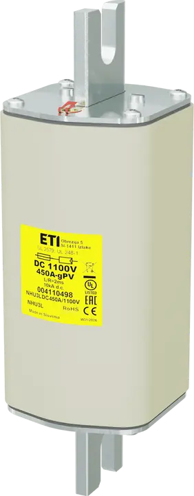 Vaizdas NHU3L gPV 450A/1100V DC UL
