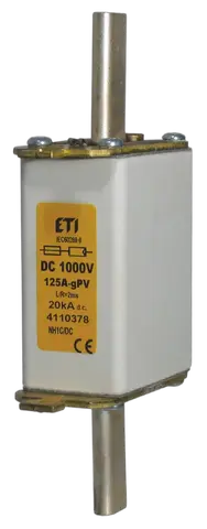 Vaizdas NH0 gR 40A/1000V DC