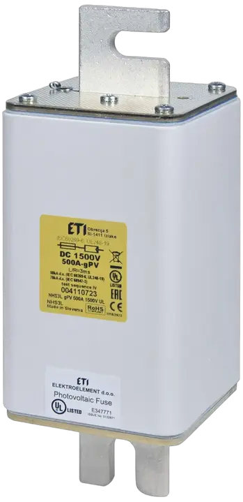 Vaizdas NHS3L gPV 350A/1500V DC UL
