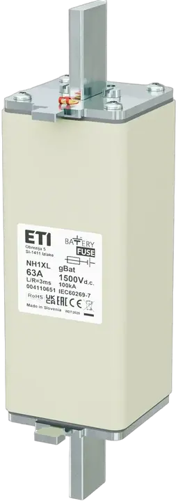 Vaizdas NH1XL gBat 63A/1500V DC