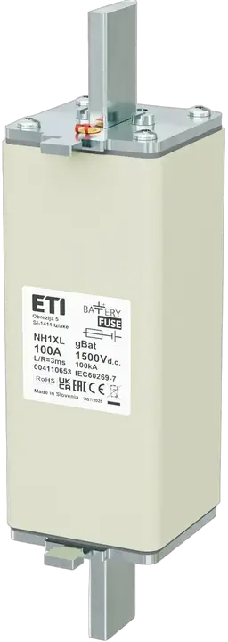 Vaizdas NH1XL gBat 100A/1500V DC
