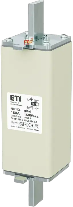 Vaizdas NH1XL gBat 160A/1500V DC