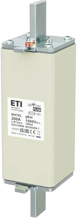 Vaizdas NH1XL gBat 200A/1500V DC