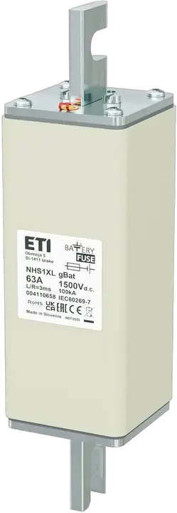 Vaizdas NHS1XL gBat 63A/1500V DC