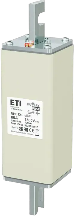 Vaizdas NHS1XL gBat 80A/1500V DC