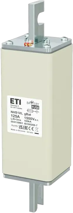Vaizdas NHS1XL gBat 125A/1500V DC