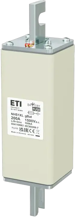 Vaizdas NHS1XL gBat 200A/1500V DC