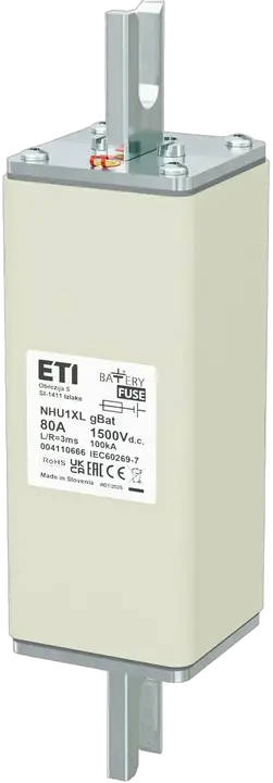 Vaizdas NHU1XL gBat 80A/1500V DC