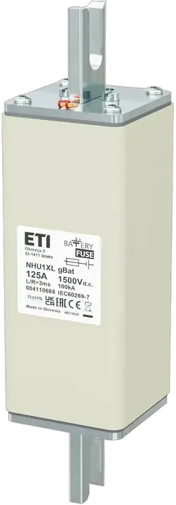 Vaizdas NHU1XL gBat 125A/1500V DC