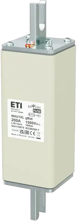 Vaizdas NHU1XL gBat 200A/1500V DC