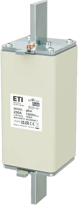 Vaizdas NH2XL gBat 250A/1500V DC