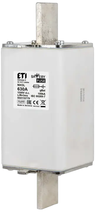 Vaizdas NH3L gBat 315A/1500V DC