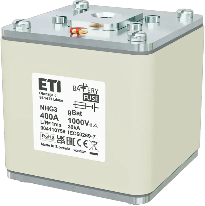 Vaizdas NHG3 gBat 400A/1000V DC