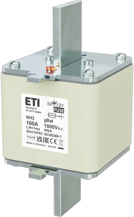 Vaizdas NH3 gBat 160A/1000V DC