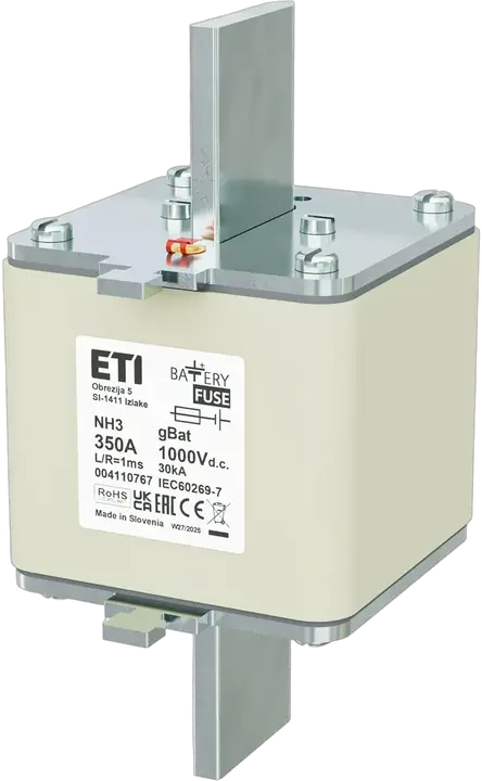 Vaizdas NH3 gBat 350A/1000V DC
