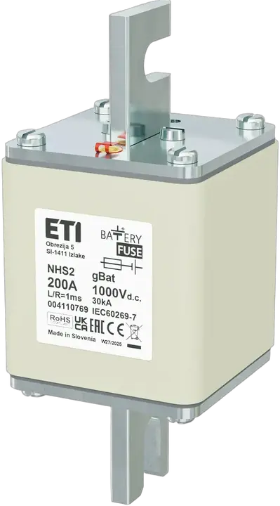 Vaizdas NHS2 gBat 200A/1000V DC