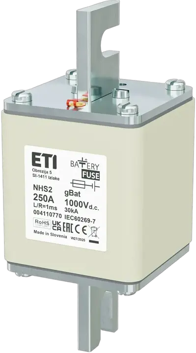 Vaizdas NHS2 gBat 250A/1000V DC