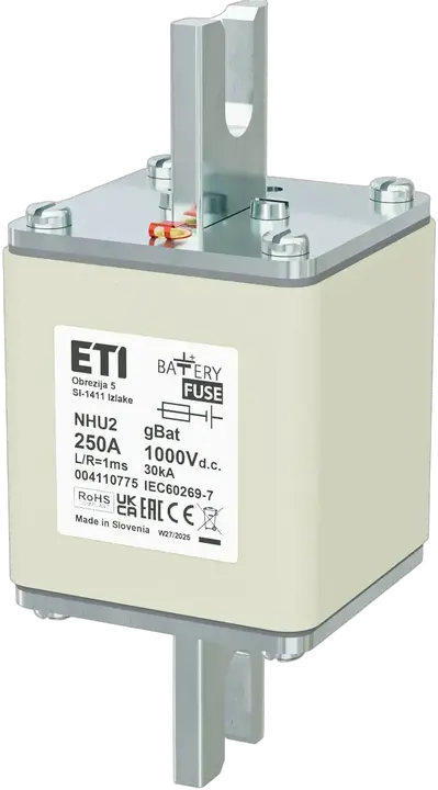 Vaizdas NHU2 gBat 250A/1000V DC