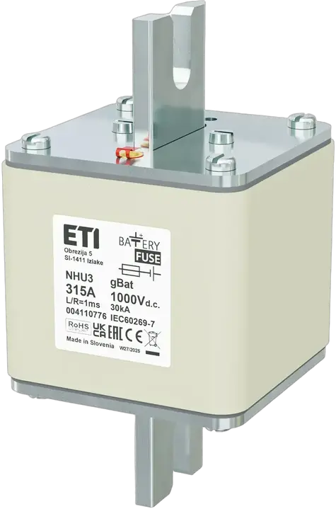 Vaizdas NHU3 gBat 315A/1000V DC